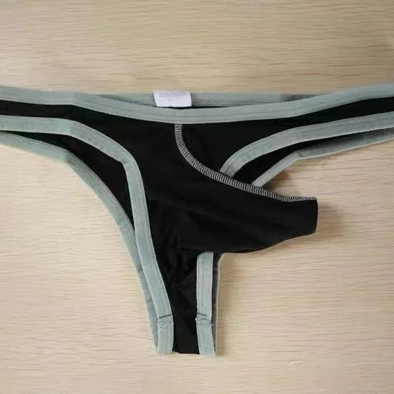 Men's ice silk elephant nose briefs in multiple colours with nylon fabric