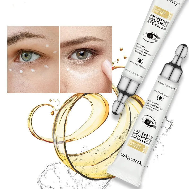 20g tube of peptide anti dark circle eye cream for reducing puffiness and lightening bags