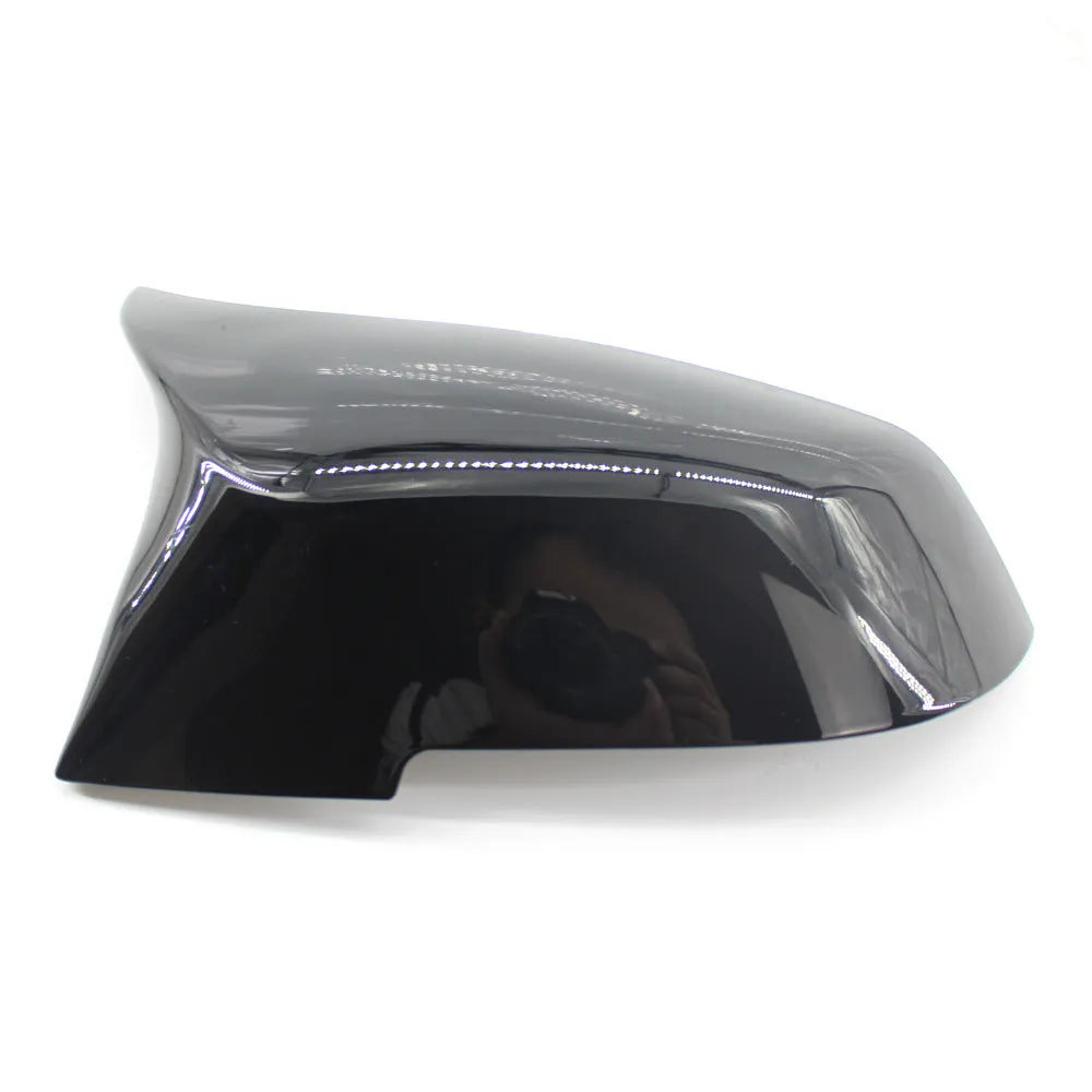 Paint bright black modified horn rear-view mirror shell for BMW 3 Series and 4 Series models.