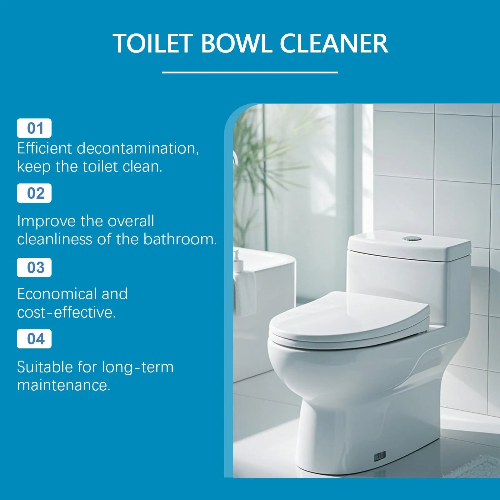 Pack of toilet cleaning powder showing four individual 30g sachets, totalling 120g.