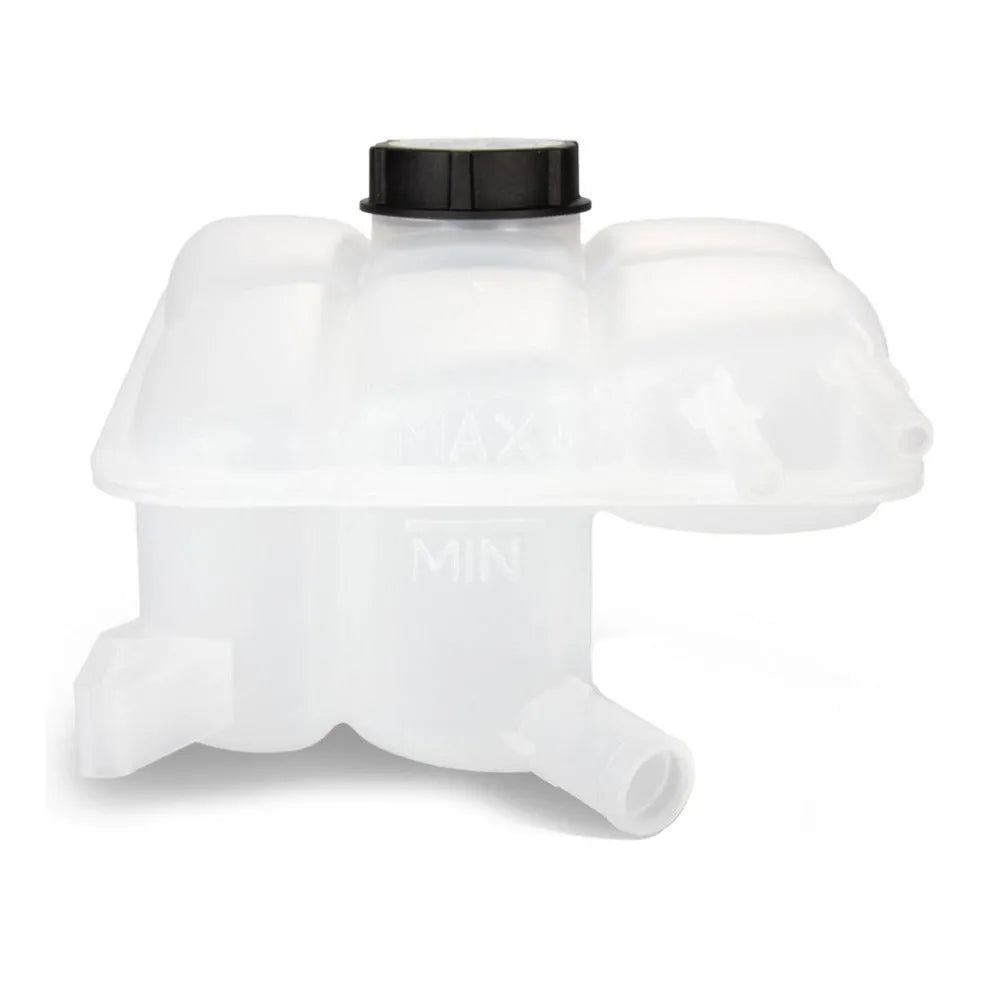 White plastic car radiator coolant expansion tank with cap for Ford Focus MK2