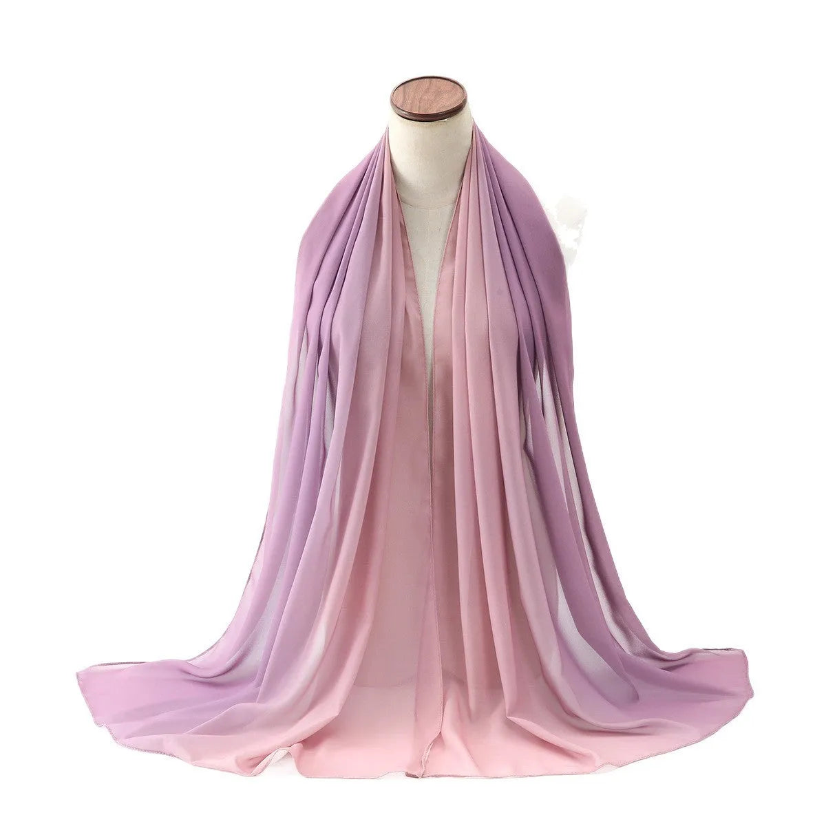 Lightweight chiffon ethnic printed summer scarf for women measuring 175cm long