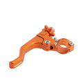 Aluminium alloy shorty two-finger motorcycle clutch lever in multiple colour options.