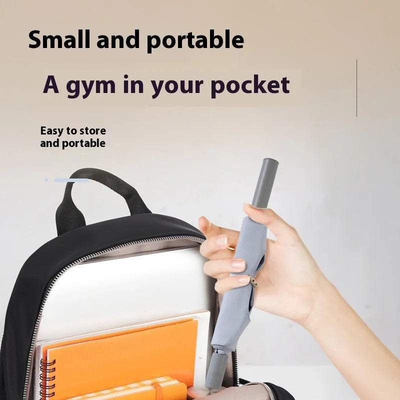 Yoga multi-function stretching tool in grey or pink colours for shoulder, back and hip flexibility training