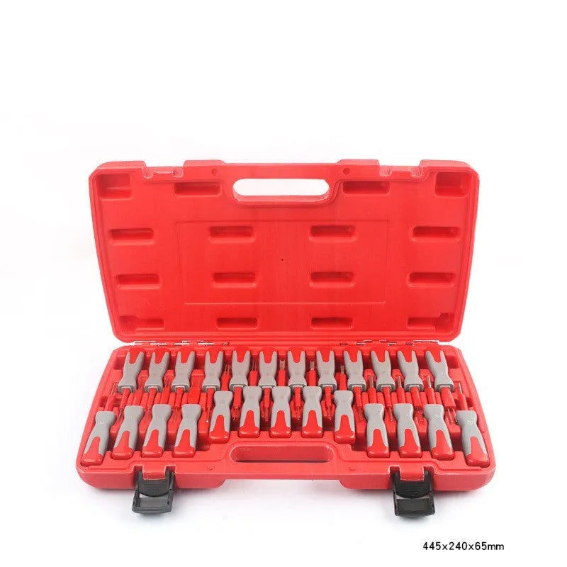 25-piece car terminal removal tool set for automotive wiring harness disassembly