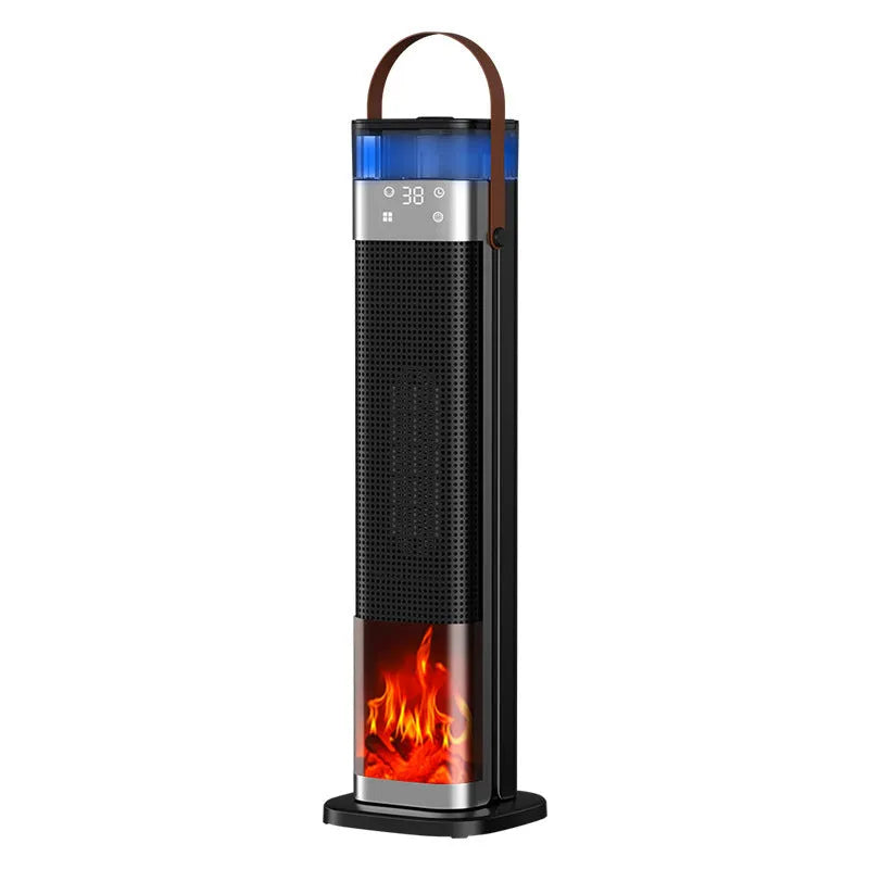 52.6cm tall vertical PTC ceramic heater with humidification remote control for 21-30㎡ rooms
