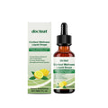 30ml glass bottle of traditional Chinese medicine and L-theanine supplement drops with a dropper.
