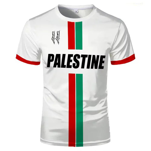 Black 3D printed football t-shirt with raised graphic on a mannequin, showing half sleeves and streetwear style.