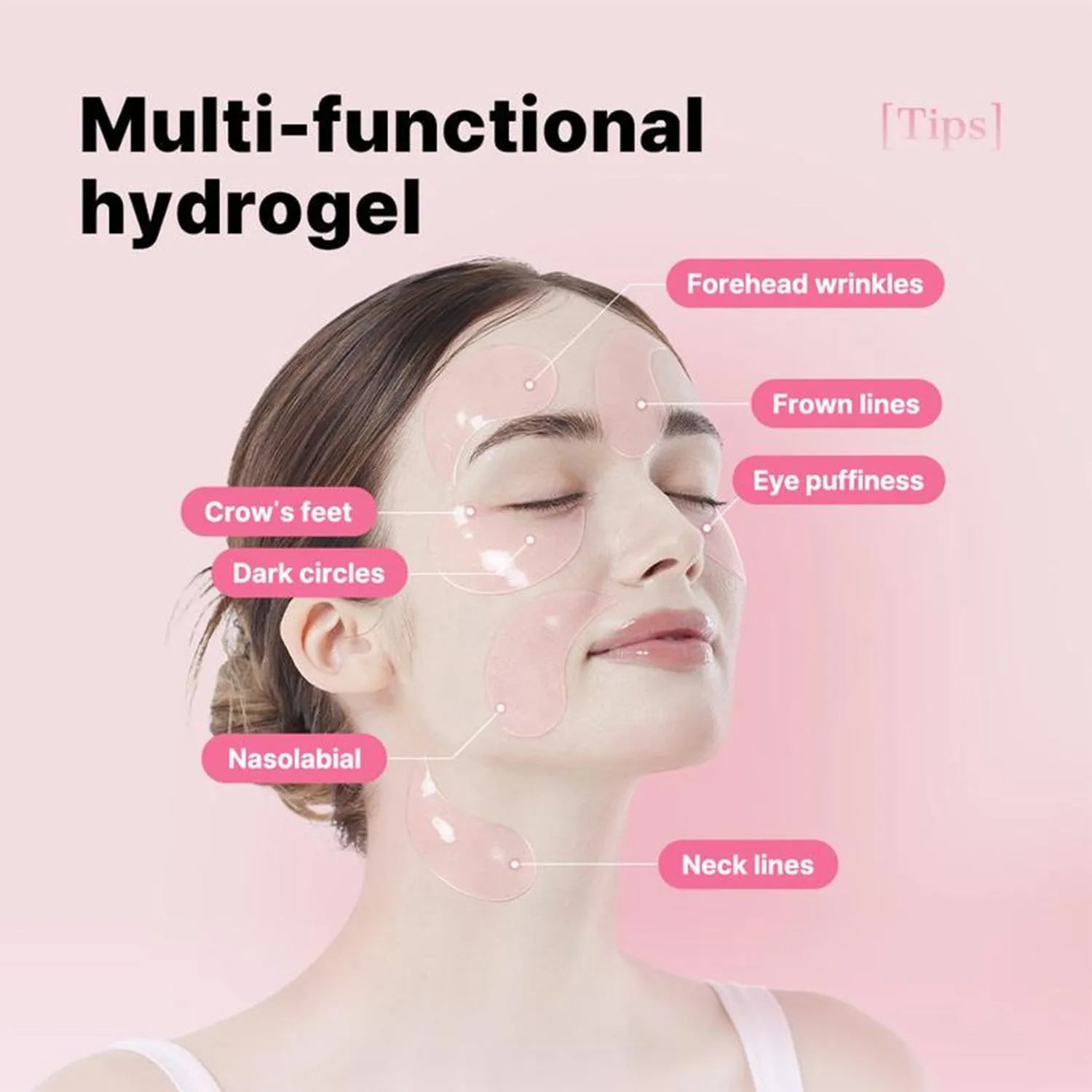 Collagen and glycerin hydrating eye mask 30g jar for anti-wrinkle firming