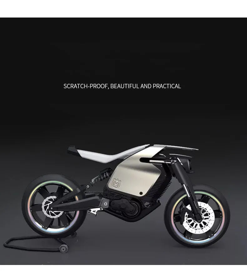 Waterproof PET reflective stickers for motorcycle wheel hubs in four wheel sizes