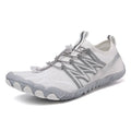 Lightweight non-slip training sneakers in multiple colours on a gym floor
