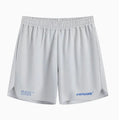 Men's training shorts in four colours with moisture-wicking polyester and spandex fabric