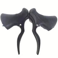 Aluminium alloy road bicycle brake handles in black and black/silver colours for 22.2mm and 23.8mm handlebars