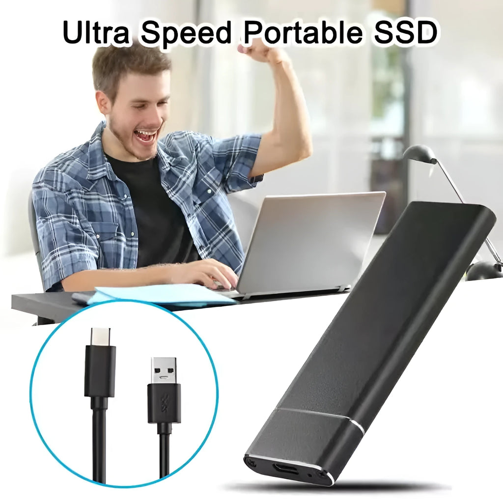 6TB USB 3.0 external mobile hard disk in silver metal casing with ultra-thin design