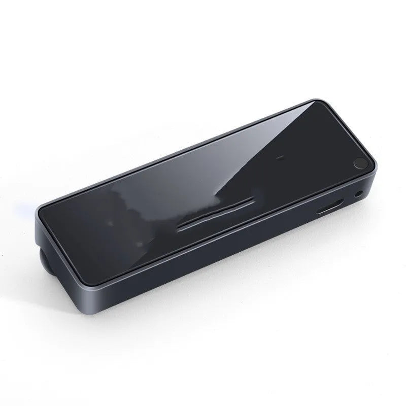 Black automobile air outlet ambience light with LED and perfume deodorant function