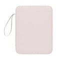 Imitation leather tablet protective case with carrying handle in various colours