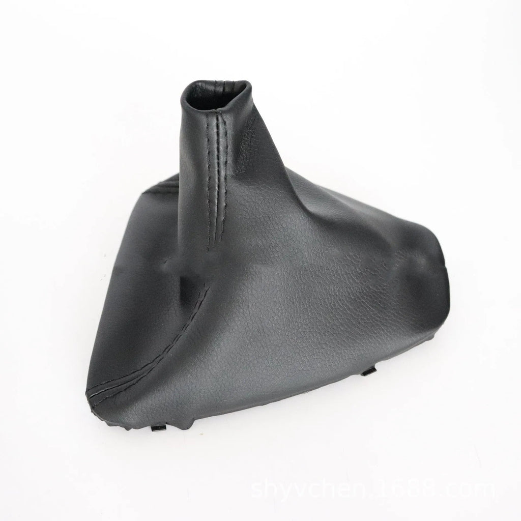 Black PU leather gear dust cover for BMW 3 Series interior replacement
