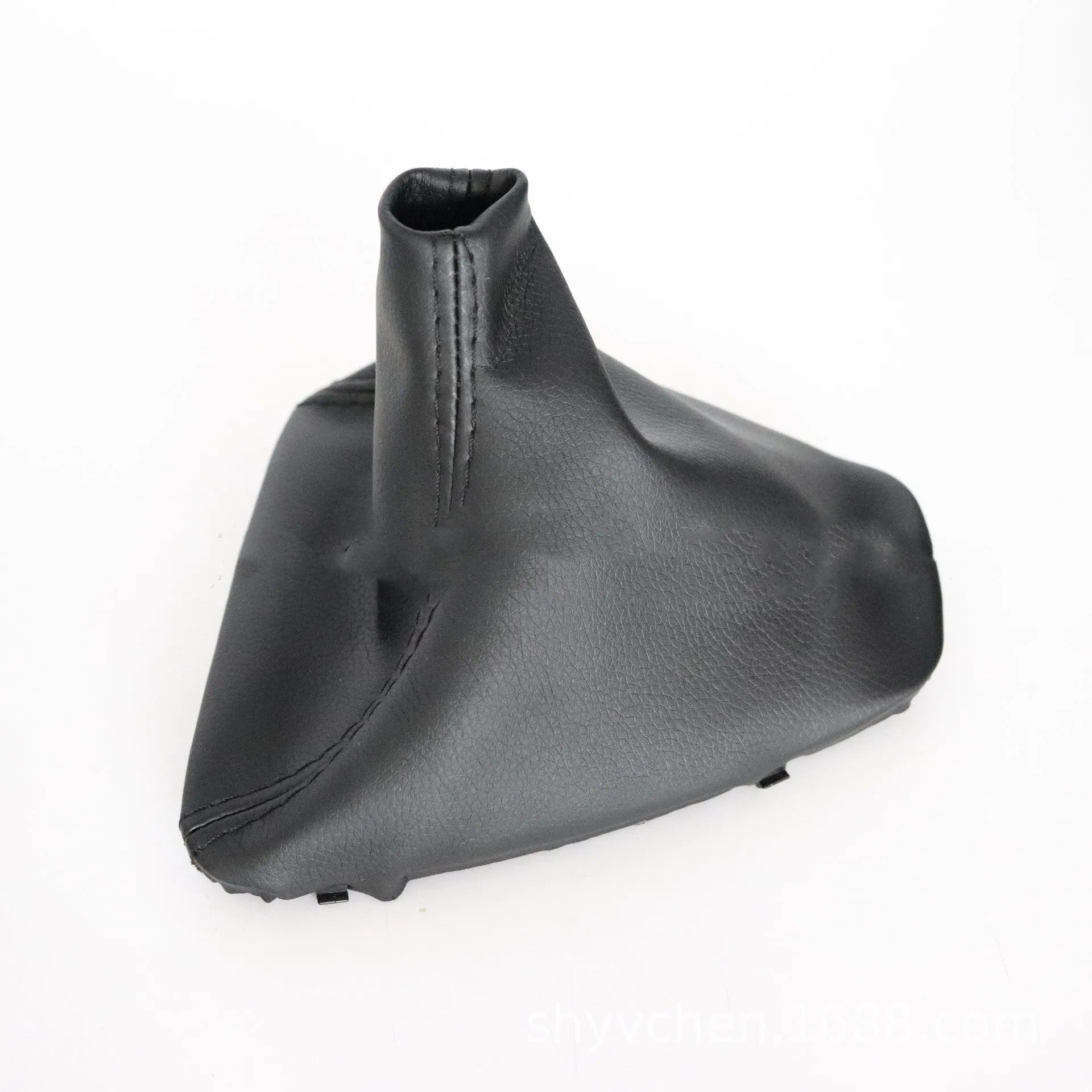 Black PU leather gear dust cover for BMW 3 Series interior replacement