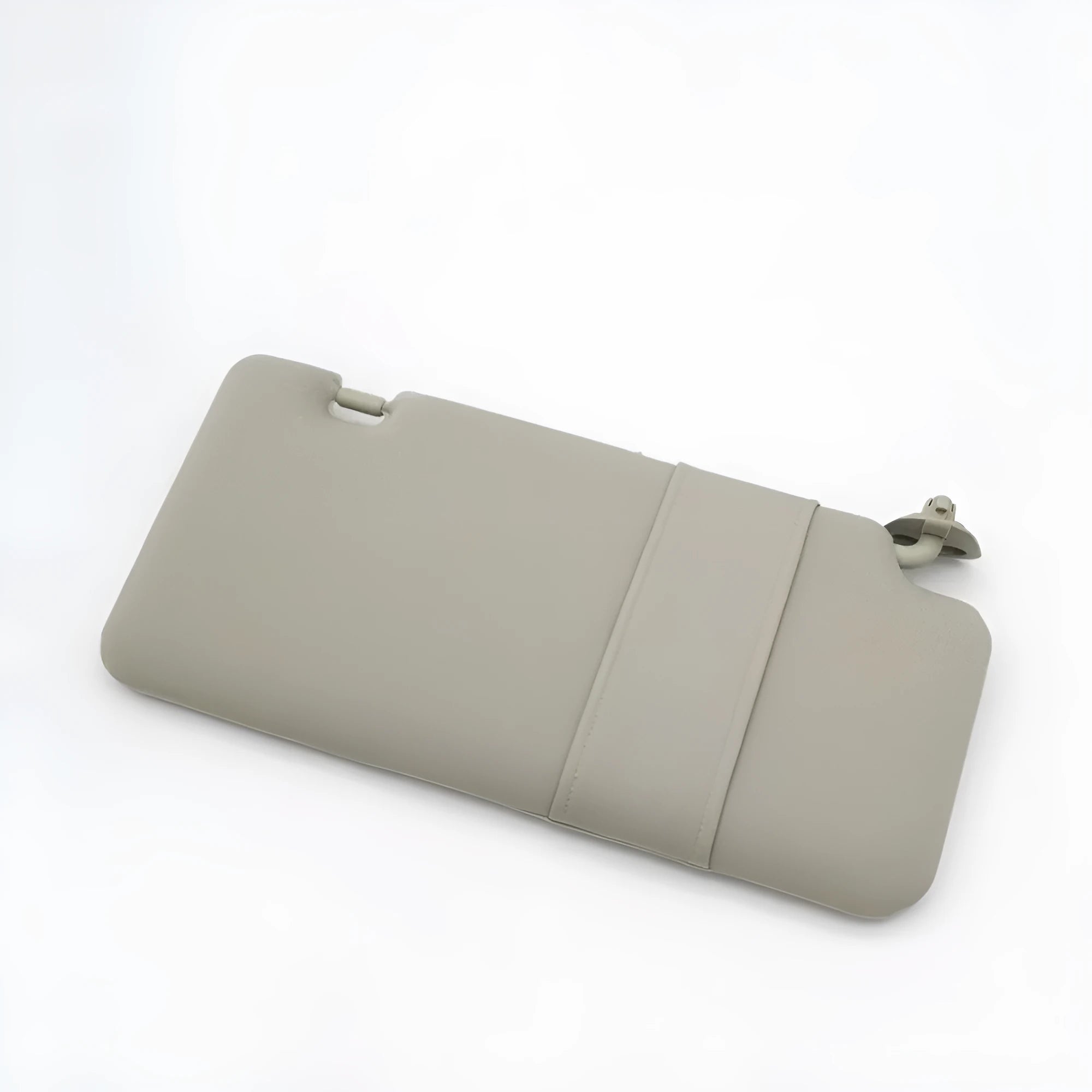 Beige sun visor with cosmetic mirror for Nissan Lida 2005-2012 models, dimensions 43x23x8cm