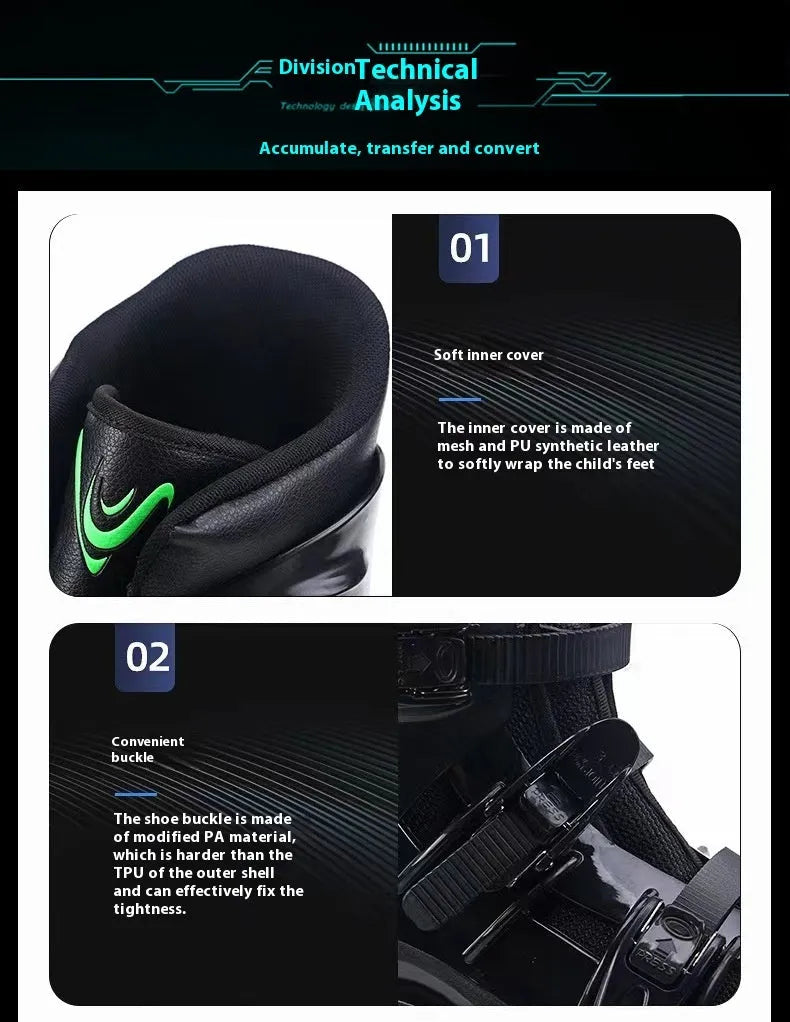 TPU bouncing shoes for sports in multiple colour combinations including pink silver, green silver, and black options