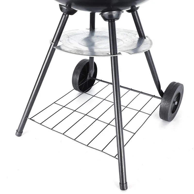 Portable 14-inch Apple stove barbecue oven with iron construction