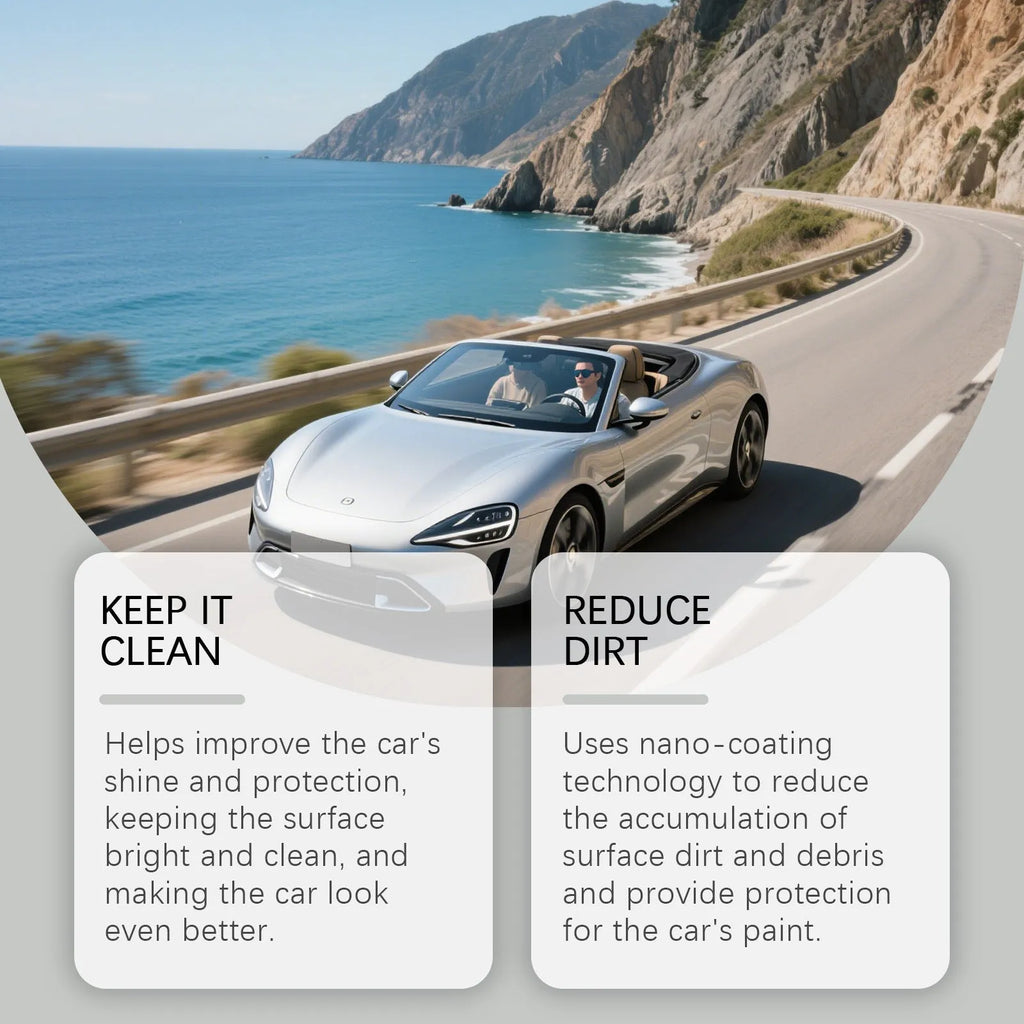 120ml aerosol can of ceramic coating spray for car paint protection and gloss maintenance.