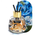 Glass bottle car perfume ornament with loose incense for vehicle dashboard placement