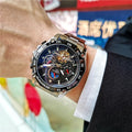 Men's automatic mechanical watch with 12mm thickness in multiple colour combinations