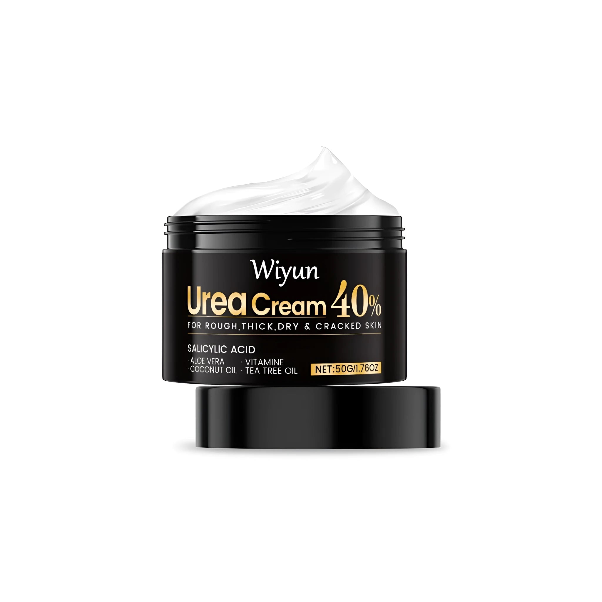 50g tube of 40% urea hand and foot cream with salicylic acid for dry cracked skin