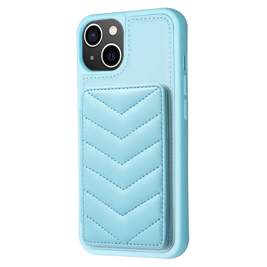 Flip PU phone case with crossbody strap for iPhone 11-15 series in black colour