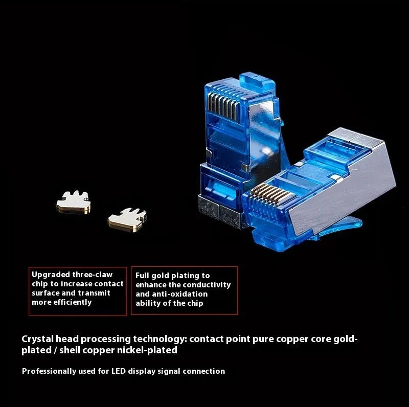 CAT6 RJ45 Ethernet network extension cable with plug connectors in multiple length options.