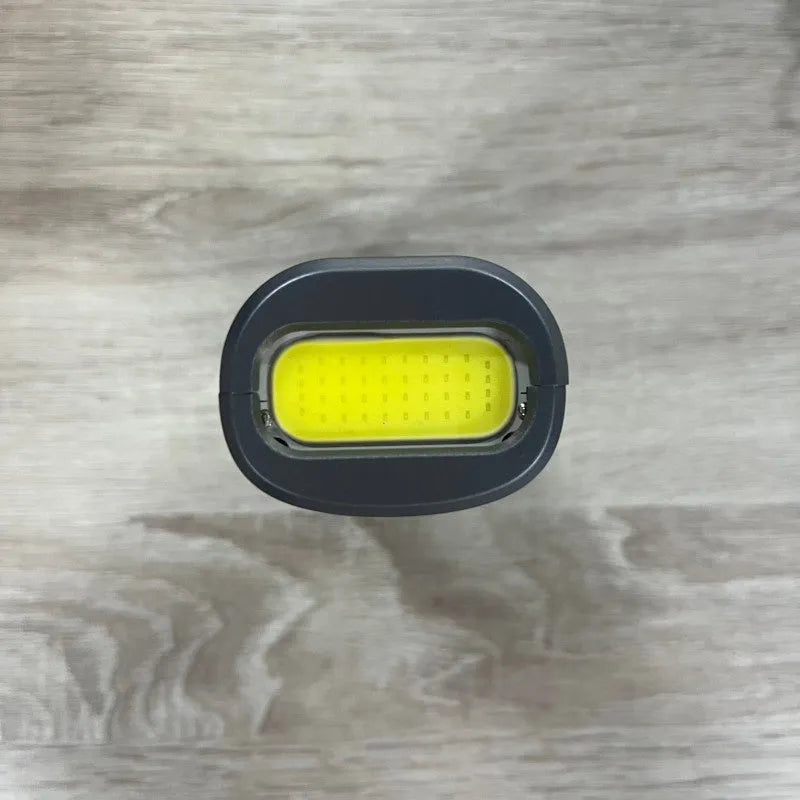 Handheld ultrasonic three-head dog repellent bark stopper with light in orange plastic casing