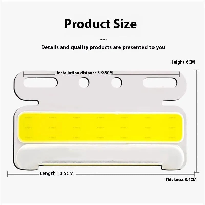 12V 24V aluminium alloy LED COB truck side marker light in red, yellow, green, blue, and white.