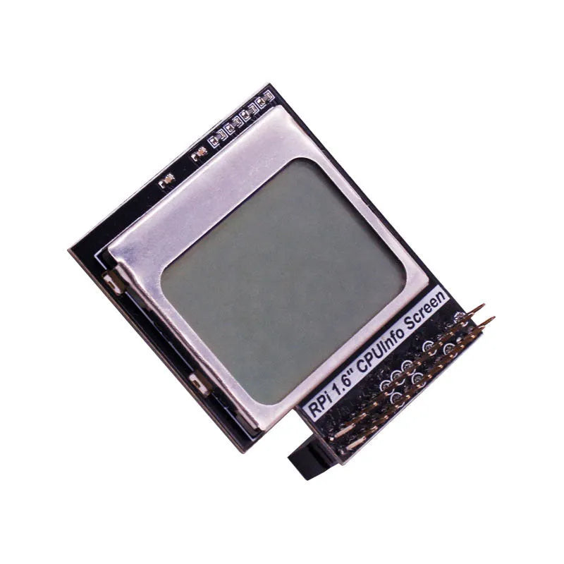 Raspberry Pi 1.6 inch LCD display screen with backlight switch for CPU monitoring
