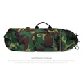 Large waterproof nylon skateboard bag with shoulder strap for longboards and fishing rods