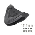 Black ABS fixed wind front wing accessory for KTM 390 and 790 Adventure motorcycles
