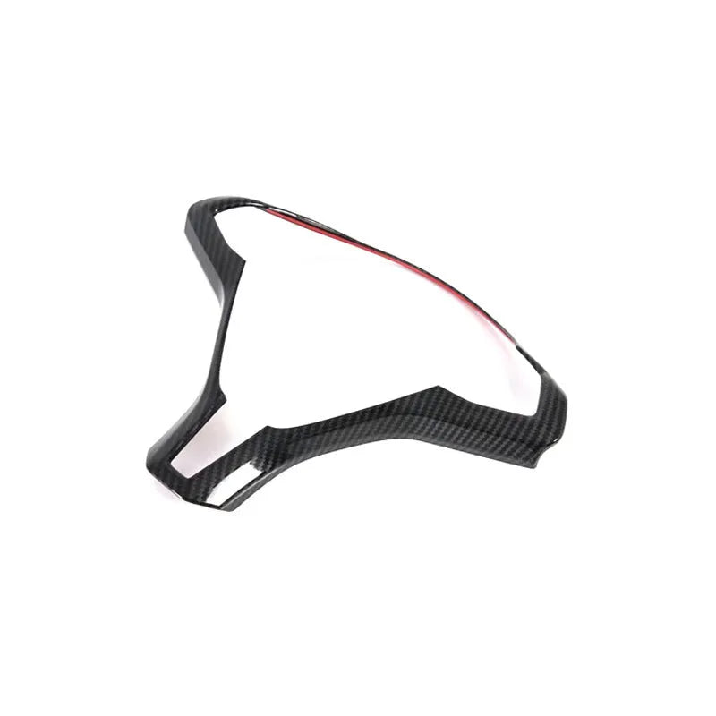 Tesla Model S steering wheel decorative frame trim strip with carbon fibre colour finish