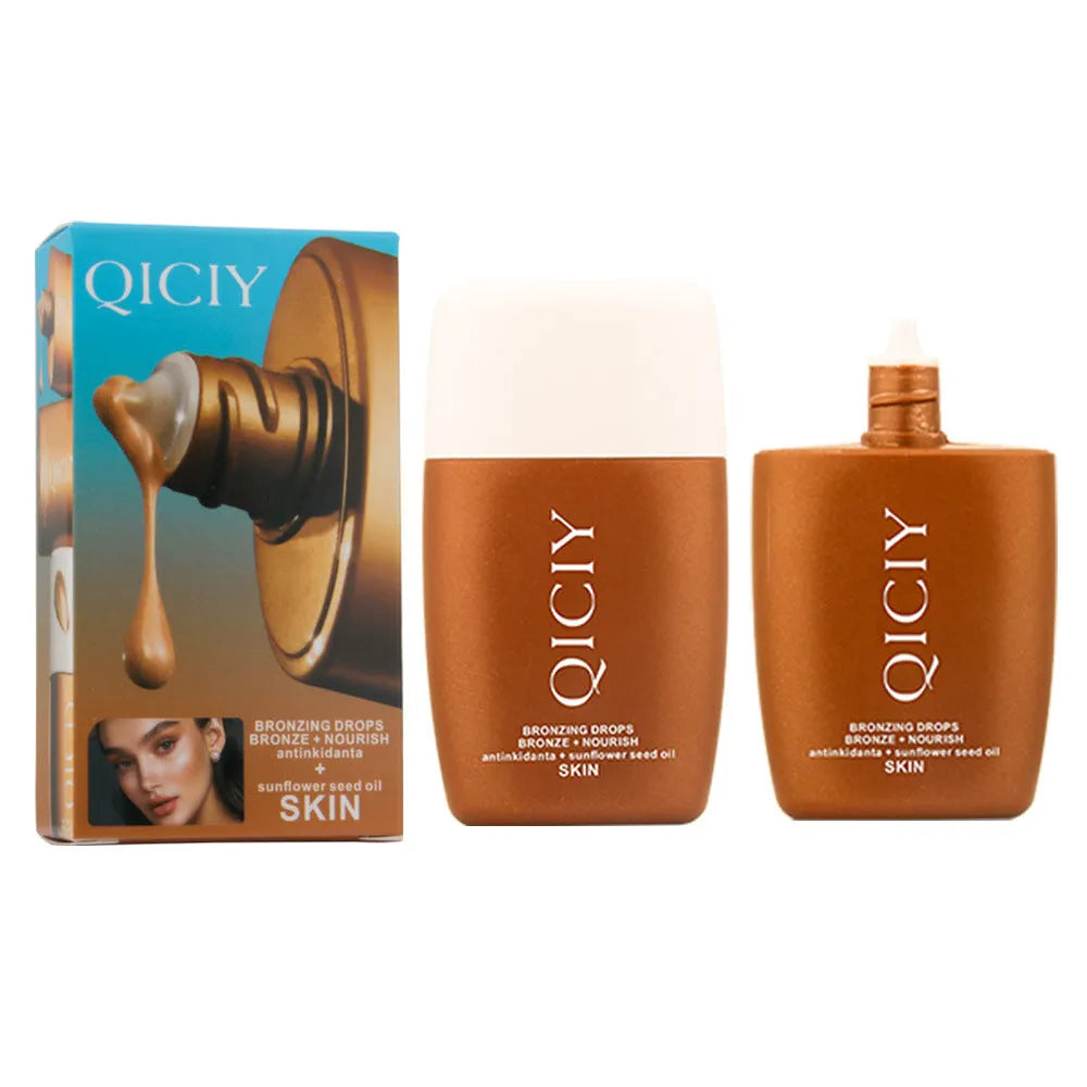 30ML face and body highlight contour liquid cream in four colour options for natural brightening
