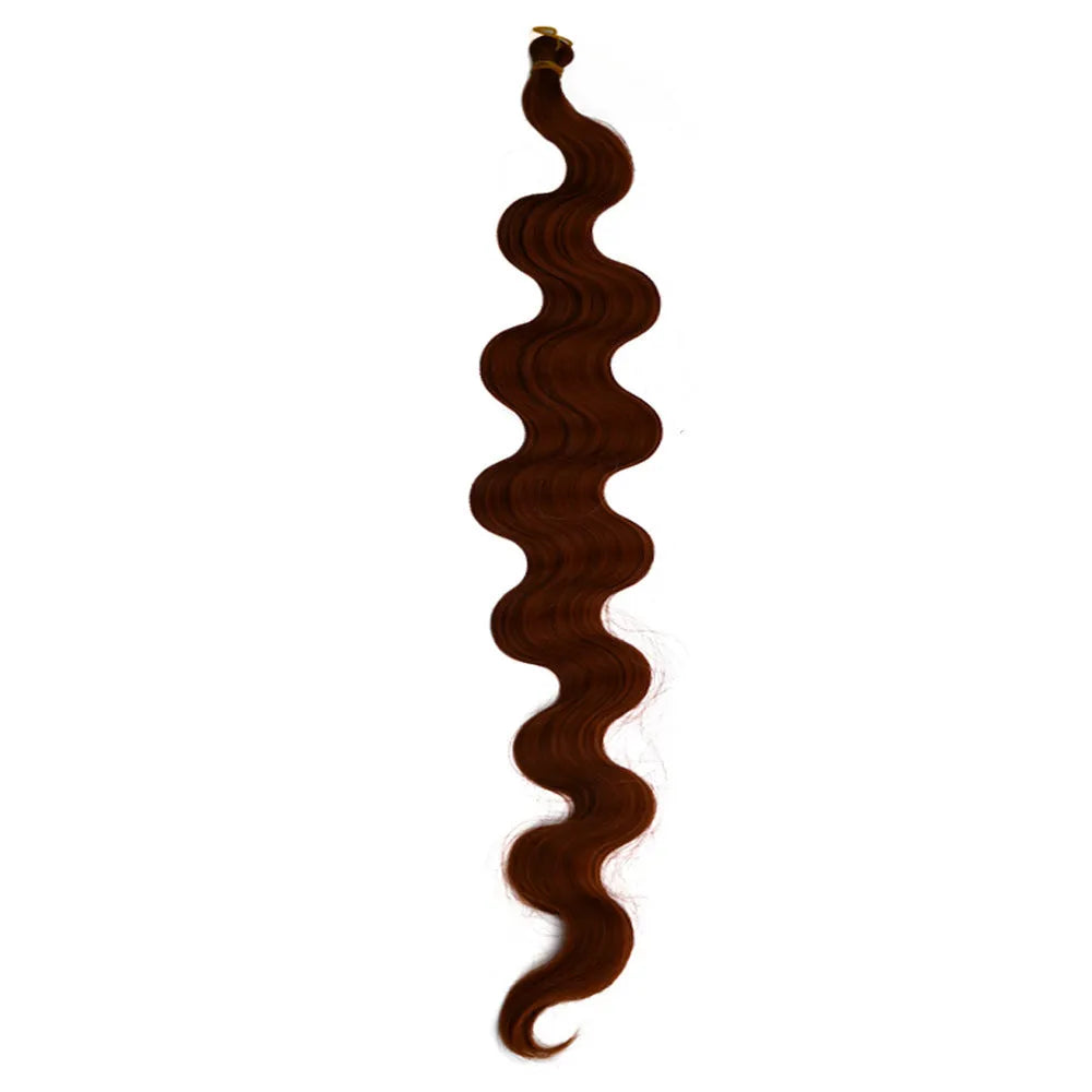 24-inch wine red chemical fibre wig with big wave pattern for European American style hairstyles