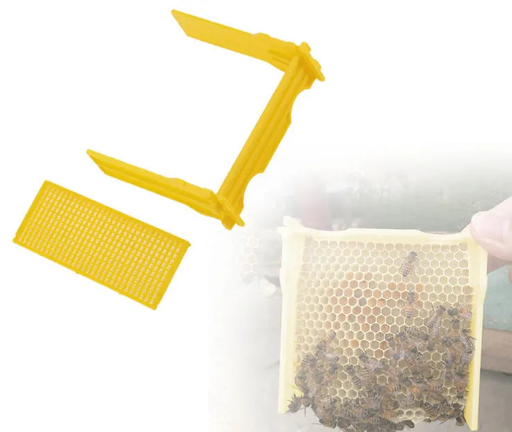 Three white EPS foam bee delivery boxes for beehive transport and colony management