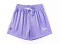 Men's black double-layer mesh athletic shorts for summer sports