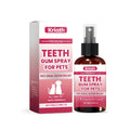 118ml bottle of pet teeth and gum spray for dogs and cats with mint extract and vitamin B1