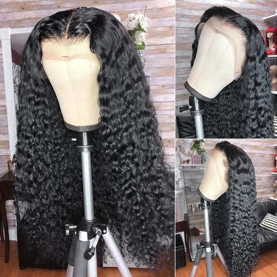 Exotic style real hair wig 14 inch 360 density hand-woven ladies wig