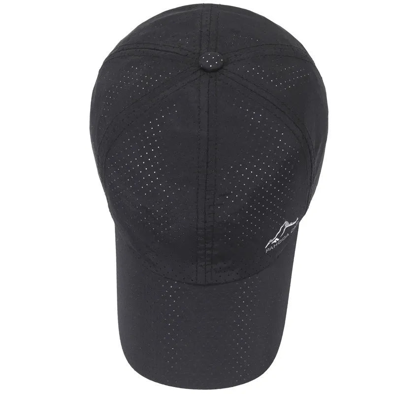 Korean style adjustable baseball cap in a solid colour with a dome crown.