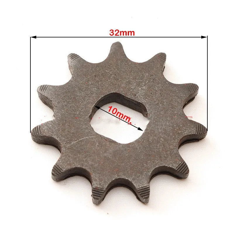 Cast iron motorcycle gear sprocket with 11 teeth for a 25hT8F chain