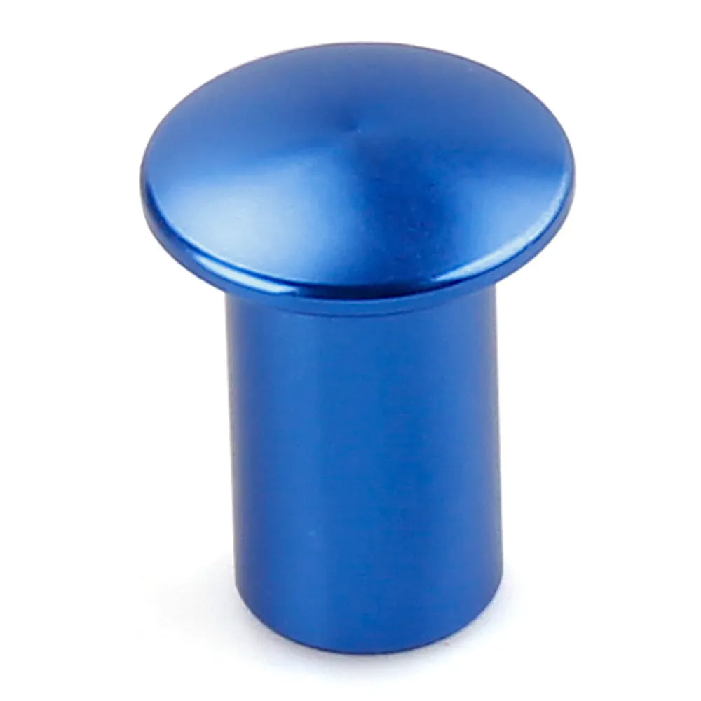 Aluminium alloy handbrake button cap for car modification in multiple colours.