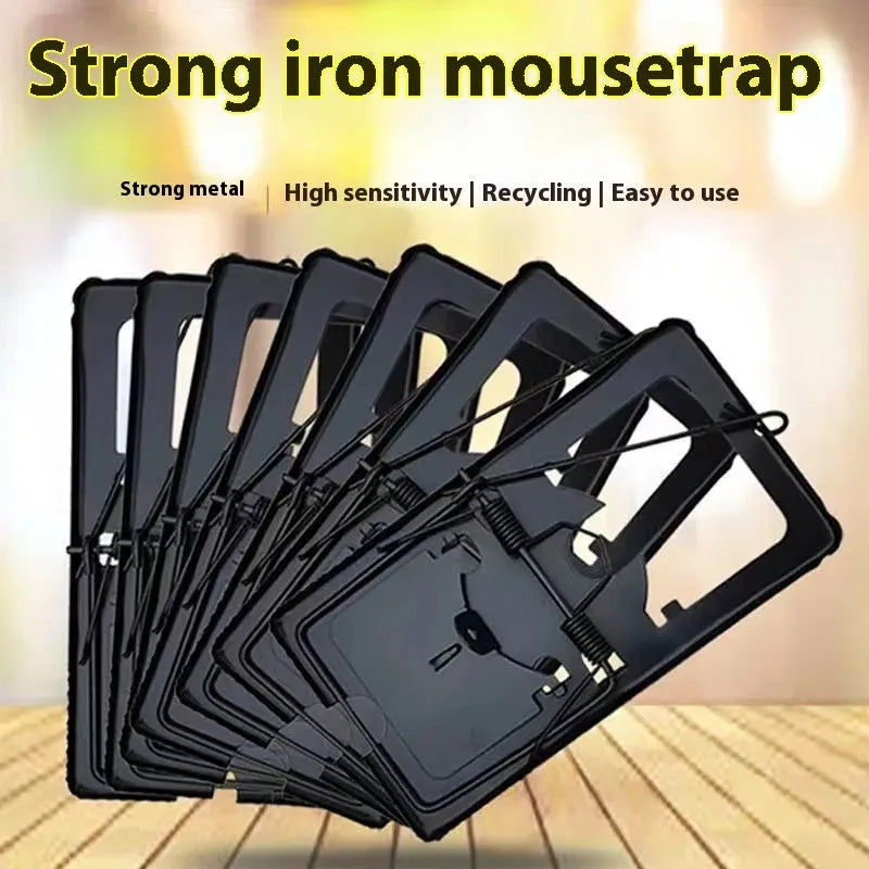 Automatic mouse trap cage with metal and plastic options in small, medium, and large sizes