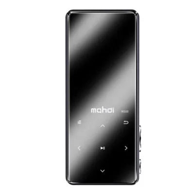 Ultra-thin portable music player with 2.4-inch touchscreen in black, silver, blue or red colour options