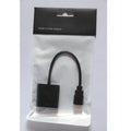 HDMI to VGA converter adapter with 0.3 metre cable in black or white colour