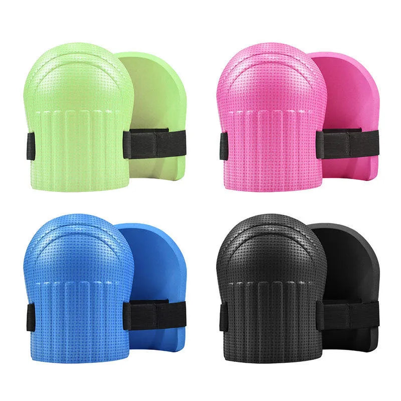 EVA foam kneepad pair in various colours for tile floor and workshop kneeling protection
